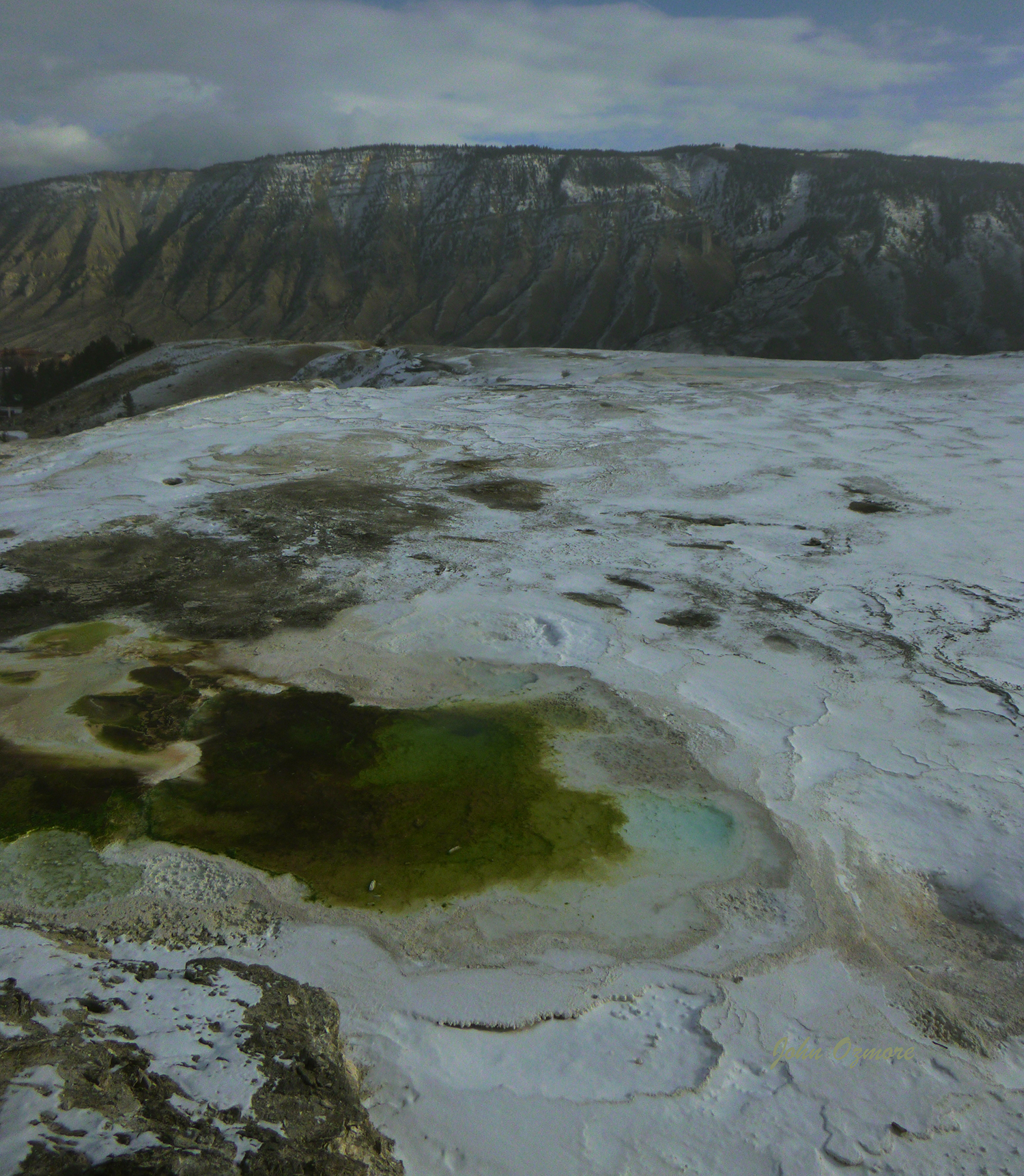 Mammoth Spring Green Puddle